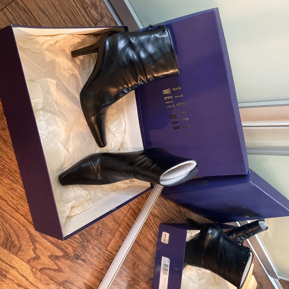 STUART WEITZMAN Apollo Leather Boots Size 6.5 - Picture 3 of 11